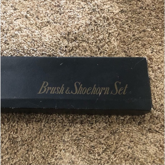Brush and shoehorn set /horses on top /Unique, in original box, plastic - Picture 2 of 6